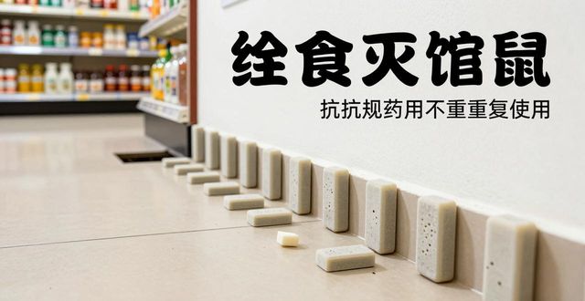 商铺灭鼠别乱投药 三步根治鼠患不复发